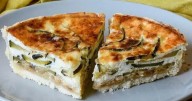 Quiche de zucchinis: un clásico con toque de parmesano