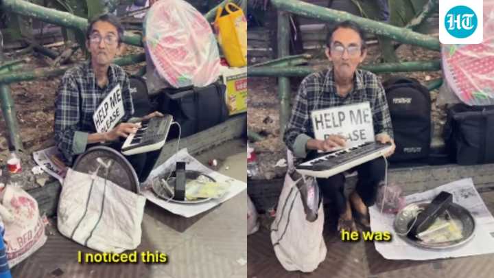 Kolkata woman shares video of elderly musician who plays to feed stray dogs