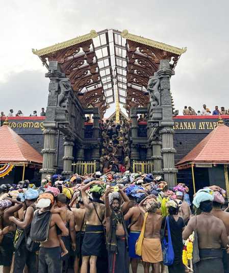 Sabarimala temple Mandala season begins today with strict security measures