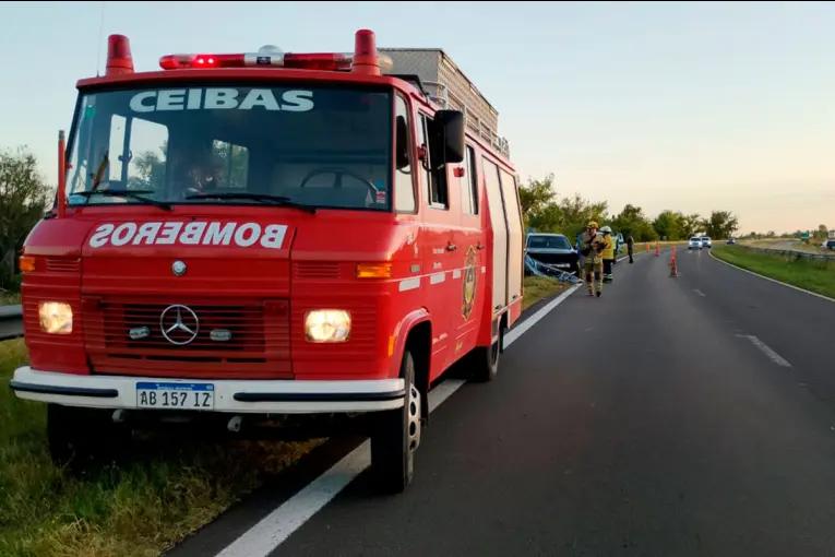 Bomberos Voluntarios de Ceibas lanzaron campaña solidaria para comprar cubiertas de unidad clave