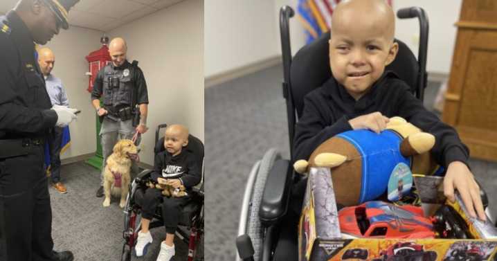 Milwaukee Police Association surprises 6-year-old MACC Star artist with a day full of joy