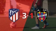 LaLiga EA Sports: Antoine Griezmann marca un doblete en la victoria 3-1 de Atlético de Madrid ante Levante