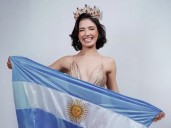 Representó a Argentina en un torneo de belleza donde la solidaridad importa más que la estética