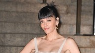 Lily Allen enters her fashion It-girl era in plunging corset dress for her runway debut