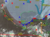 Frente frío 12 dejará ambiente muy frío y lluvias fuertes en el sureste de México: SMN