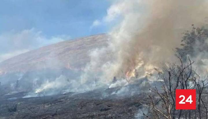 Alerta Roja en Isla de Pascua por incendio forestal en área protegida