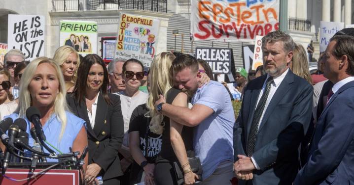 ‘Be brave’: Victims urge lawmakers to support release of Epstein files