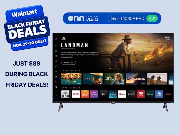 Walmart drops Black Friday Deals with this $89 onn 43″ VIZIO Smart TV