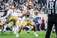 Dylan Lonergan, BC, look to take advantage of a reeling Syracuse squad