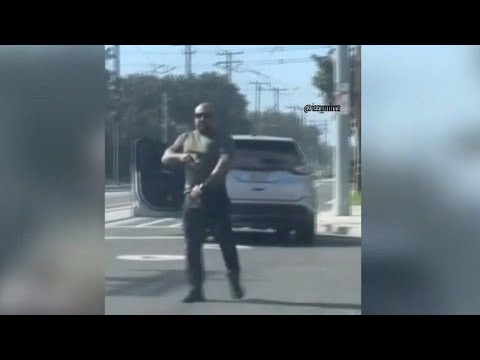 ICE agent pulls gun on woman in Santa Ana