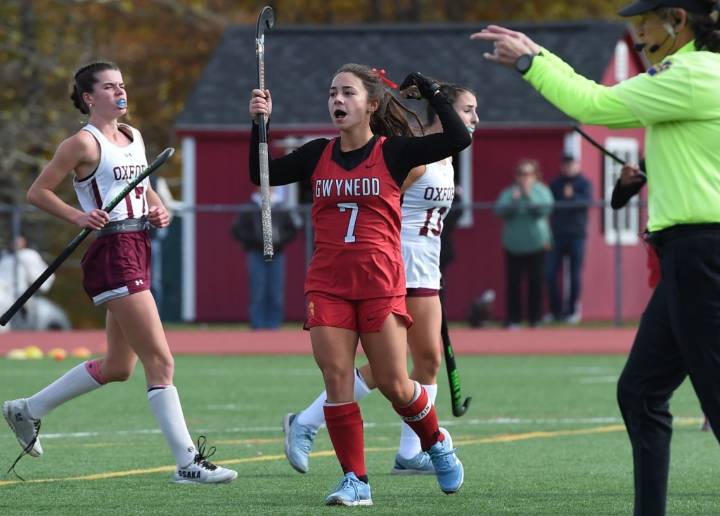 FIELD HOCKEY: Kendall DeLuca’s hat trick helps Gwynedd Mercy top Oxford, earn PIAA