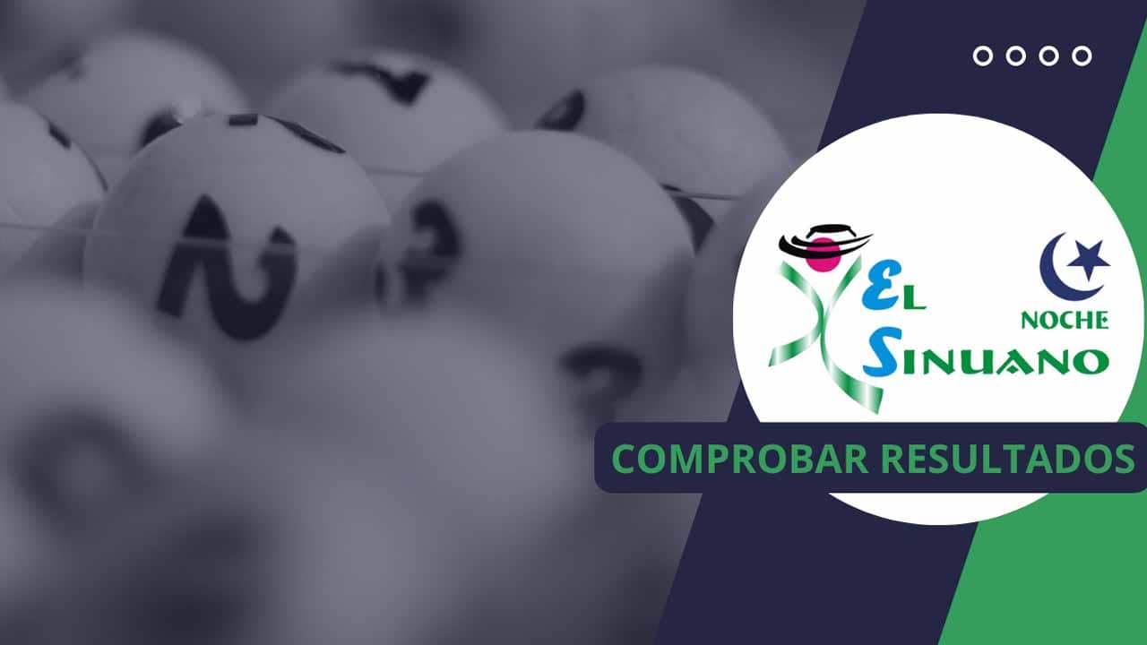 Consulta el resultado oficial del Sinuano Noche del sábado 1 de noviembre