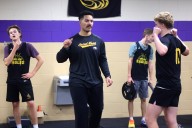 GGF boys basketball preview: Former UND lineman Jalen Morrison elevates Sacred Heart's strength, conditioning