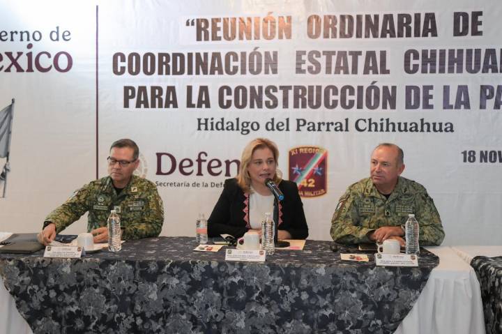 Maru Campos encabeza Mesa de Seguridad en Parral