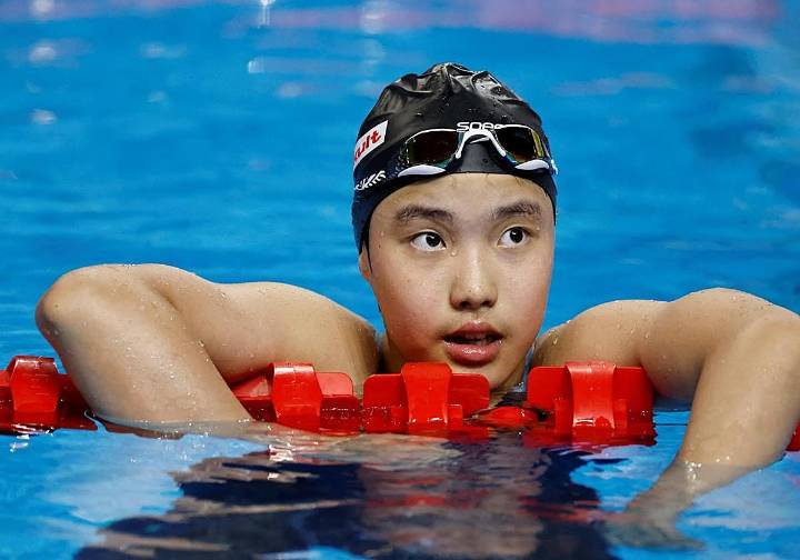 Yu Zidi, la niña prodigio que reescribe la historia de la natación asiática