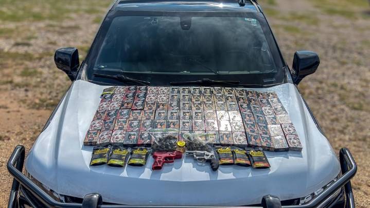 Traffic stop in school zone leads to drugs and weapons bust