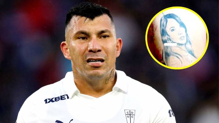 Gary Medel se tapó el tatuaje que estaba dedicado a su exesposa: Este fue el resultado