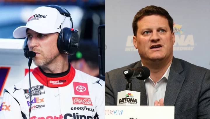 NASCAR President Shuts Down Conspiracy Claims Over Denny Hamlin’s Title Hopes