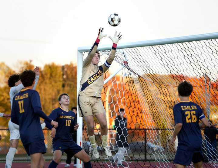 Barrington boys power into soccer semifinals