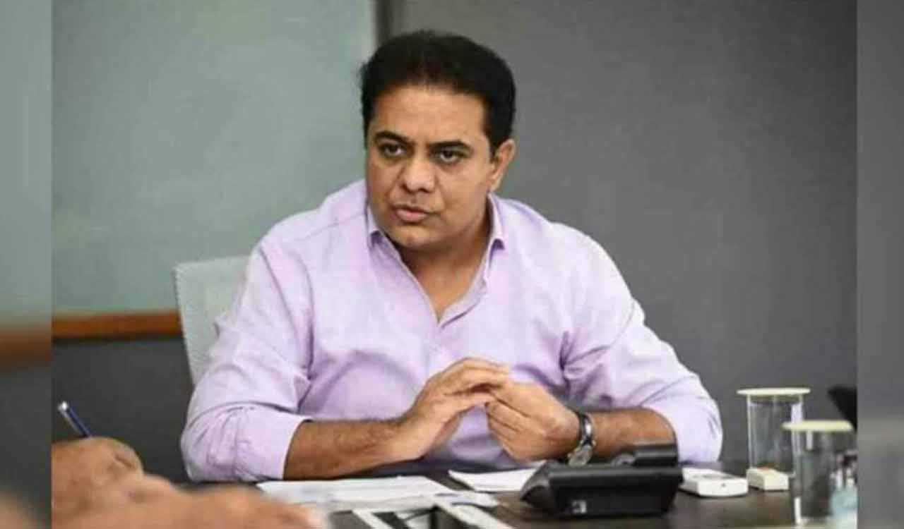 KT Rama Rao visits MLC Surabhi Vani Devi after her recovery