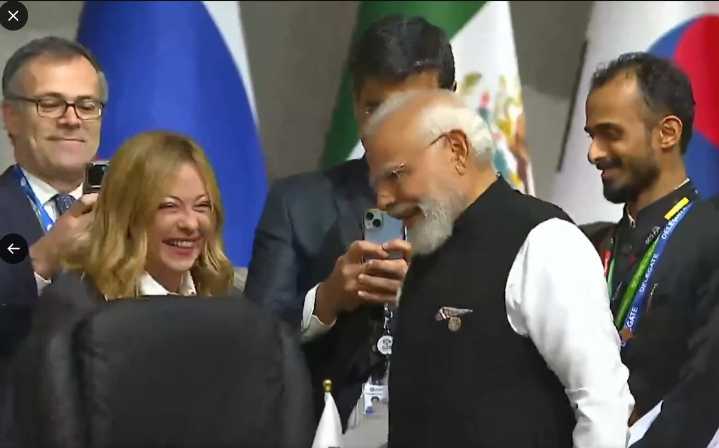 Modi Meets Italian Counterpart Giorgia Meloni On G20 Sidelines In Johannesburg