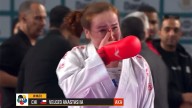 ¡Histórico! Anastacia Velozo gana la primera medalla para Chile en un Mundial adulto de karate... Revisa el combate y la emotiva celebración Lo hizo en la categoría