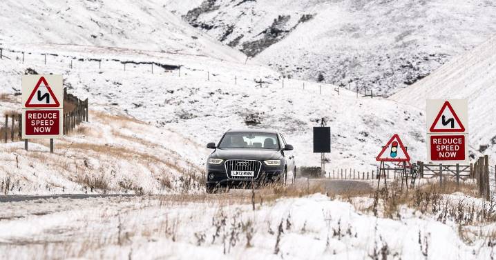 Major road near Greater Manchester left 'impassable' due to snow