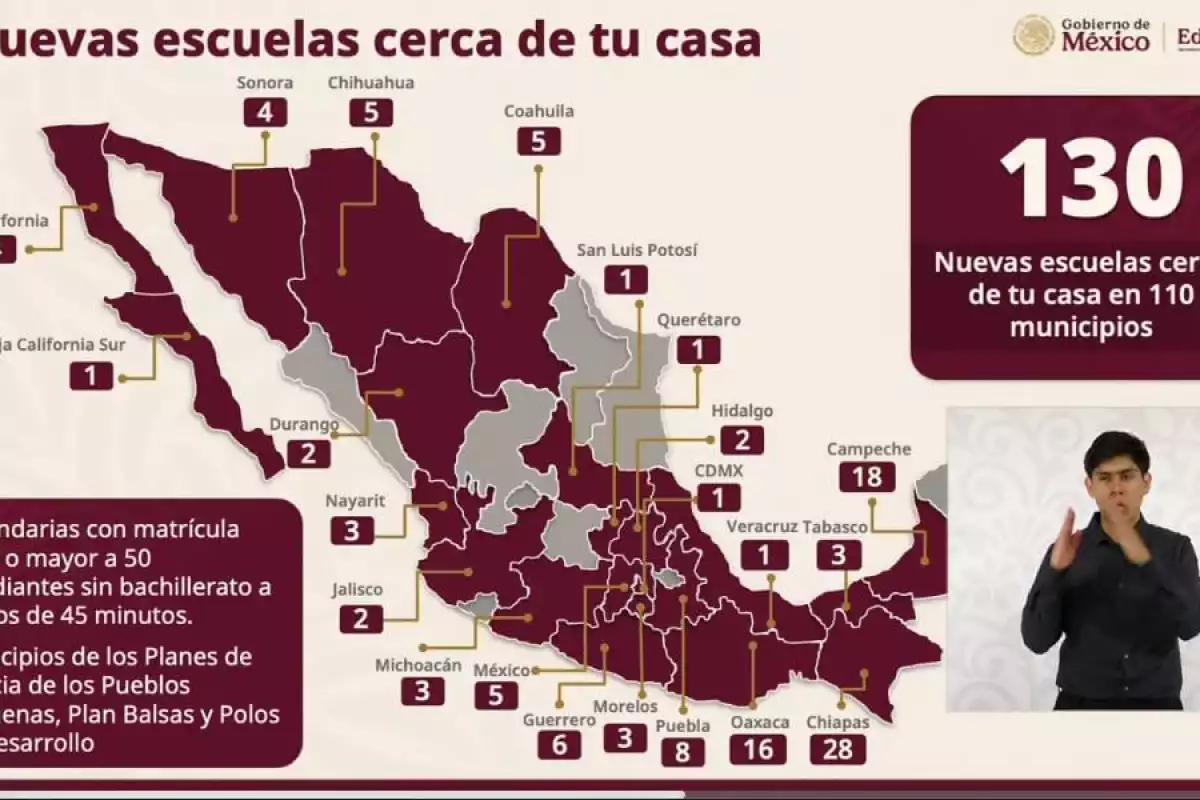 Campeche recibirá 19 nuevos planteles de nivel medio superior en 2026