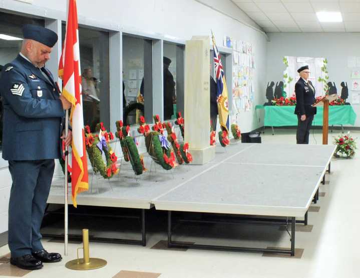 Massey Remembrance Day service attended by scores of community members