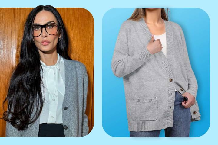 Demi Moore Wore a $2,100 Cardigan, and Lookalikes Start at $17