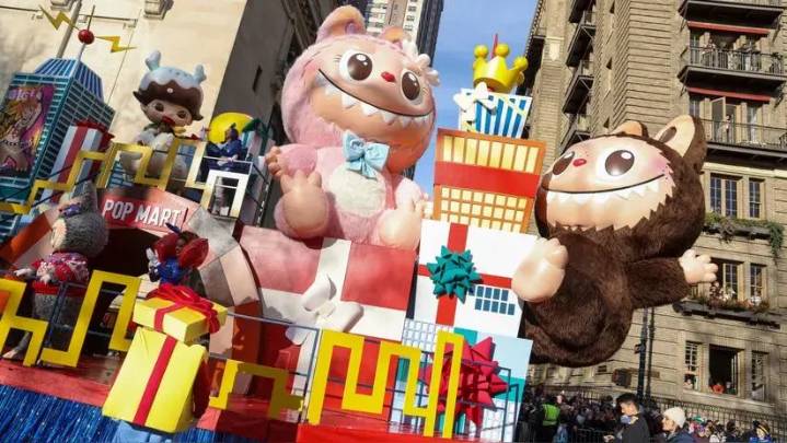 Los Labubus debutan en el tradicional desfile del Día de Acción de Gracias en Nueva York [VIDEO]