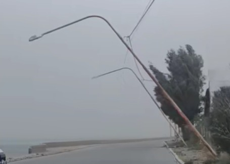 Al menos 23 palmas de energía cayeron por el fuerte temporal