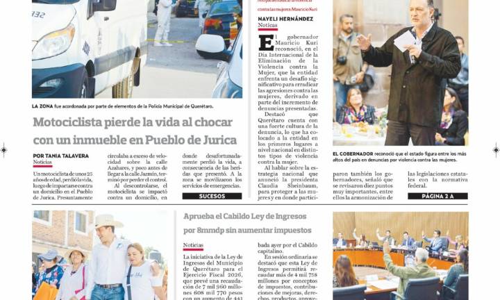 ¡Conoce la Portada de Hoy!