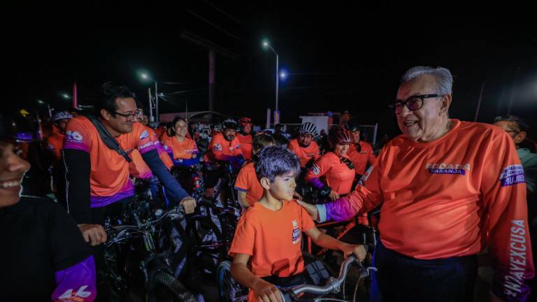 Rodada Naranja reúne a mil 300 ciclistas en arranque de los 16 Días de Activismo contra la Violencia de Género