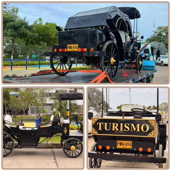 DATT inmovilizó tres carruajes eléctricos por no estar registrados en Cartagena