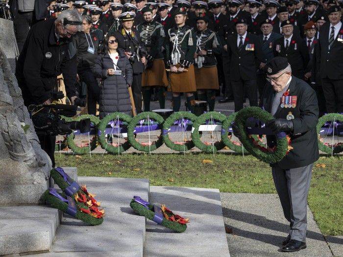 Photos: Scenes from Vancouver's Victory Square on Remembrance Day