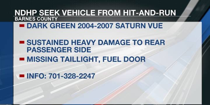 NDHP seeking information on vehicle from hit