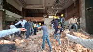 Pune: Two Workers Injured After Slab Collapses During Hotel Renovation on Dhole Patil Road