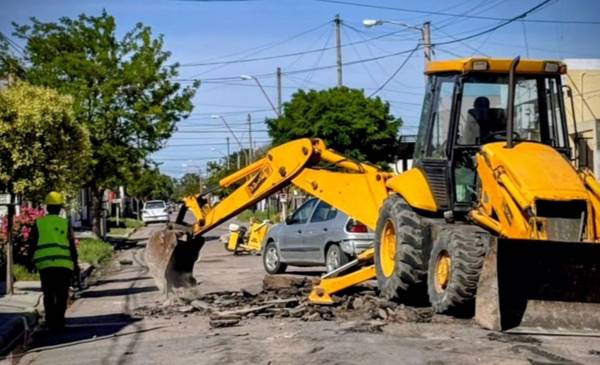 Cortes de calles por trabajos de repavimentación