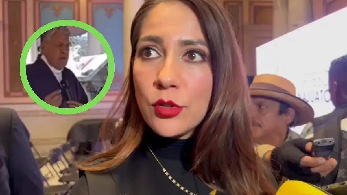 VIDEO. Gobernadora de Guanajuato es agredida verbalmente por “El Padre Pistolas”