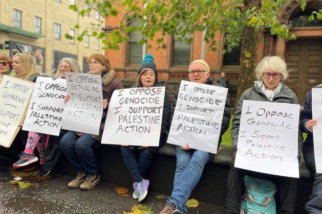 Police to review evidence gathered at Palestine Action protests in NI