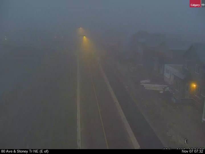 Fog advisory for Calgary: ECCC