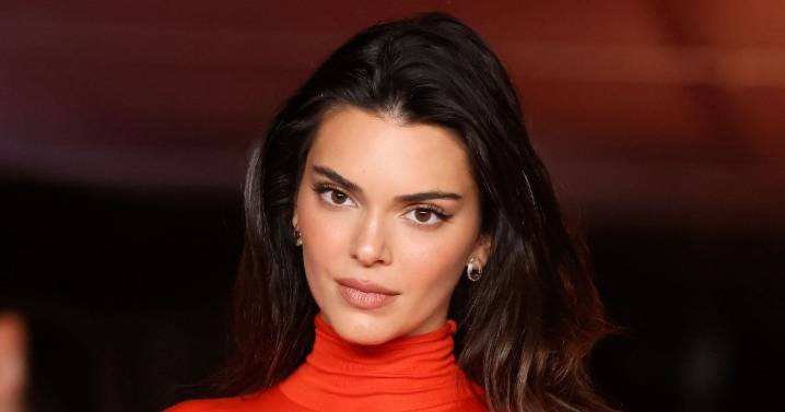 Photos: Kendall Jenner Is Serving 'Face Card' in Red Dress Look