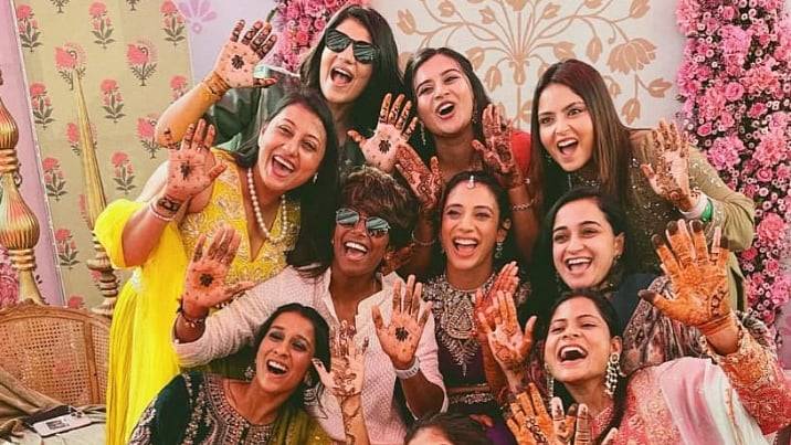 Smriti Mandhana's Mehendi Photos Go VIRAL As India's World Cup Stars Grace Wedding Festivities