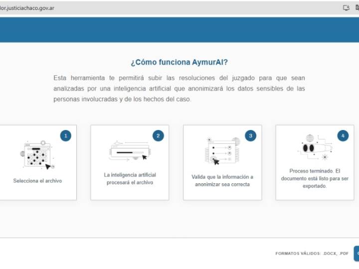 Implementan anonimizador de sentencia y documentos en la justicia chaqueña
