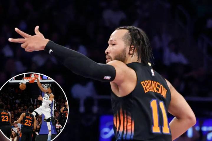 Jalen Brunson, Knicks advance to NBA Cup quarterfinals with win over Bucks