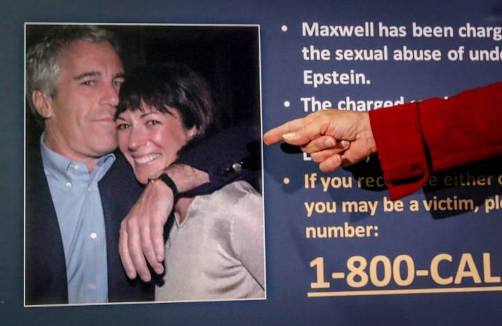 Departamento de Justicia pide a jueces autorizar divulgación de material del gran jurado de Epstein y Maxwell