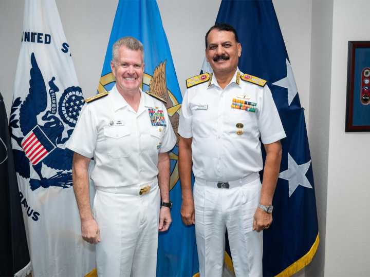 Indian, US naval chief's deepen Indo-Pacific security talks