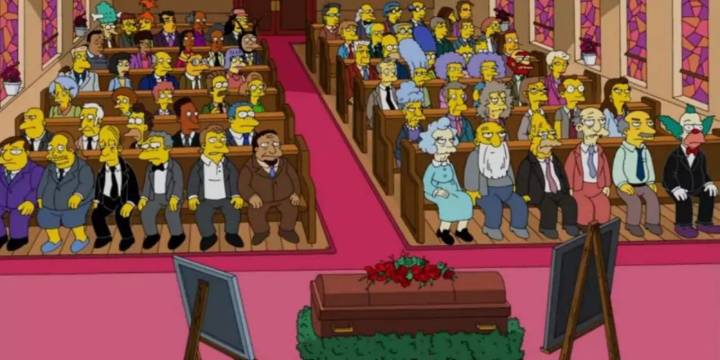 Los Simpson confirman la muerte de un personaje histórico