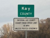 Oklahoma county lowers speed limit on non